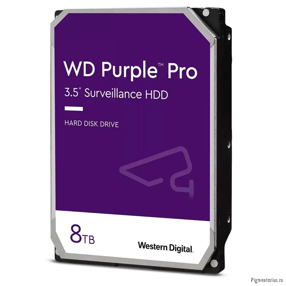 Жесткий диск WD Purple (WD85PURZ) 8TB {Serial ATA III, 5640- rpm, 256Mb, 3.5"}