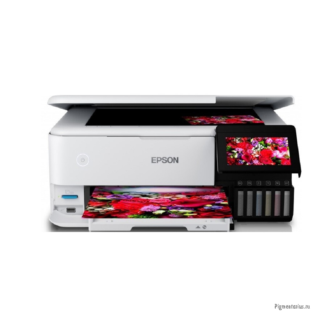 Epson L8160  (C11CJ20402) {А4, 5760x1440dpi, 16 стр/мин, Wi-Fi, БЕЛЫЙ}