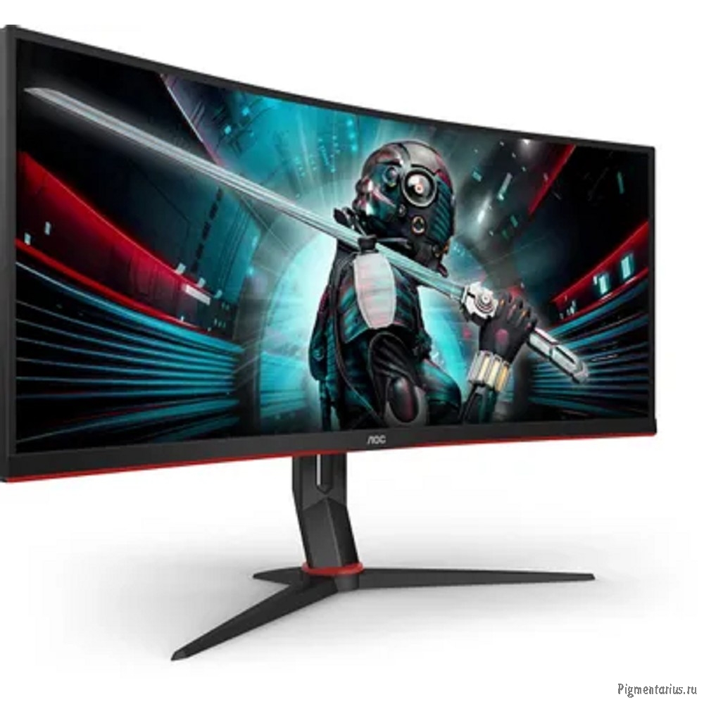 LCD AOC 34" CU34G2X Black-Red {VA curved 3440x1440 144Hz 1ms 178/178 300cd 2xHDMI2.0 2xDisplayPort H