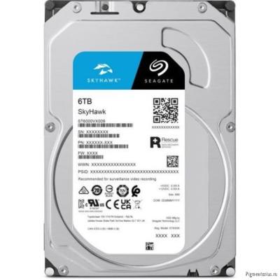 Жесткий диск Seagate SkyHawk (ST6000VX009) 6TB {SATA 6 Гбит/с, 5400 rpm, 256 mb buffer}