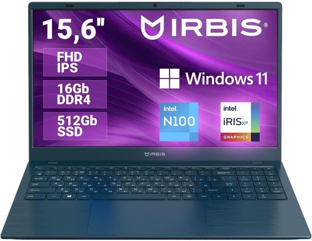 Ноутбук IRBIS Breeze [15NBC1015] Dark Blue 15.6"