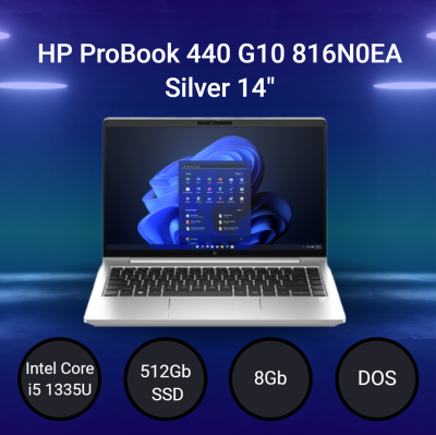 Ноутбук HP ProBook 440 G10 [816N0EA] Silver 14"