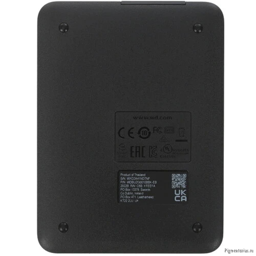 WD Portable HDD 1TB Elements Portable WDBUZG0010BBK-WESN {USB3.0, 2.5", black} 