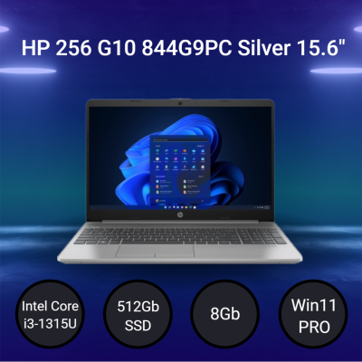 Ноутбук HP 256 G10 [844G9PC] Silver 15.6"