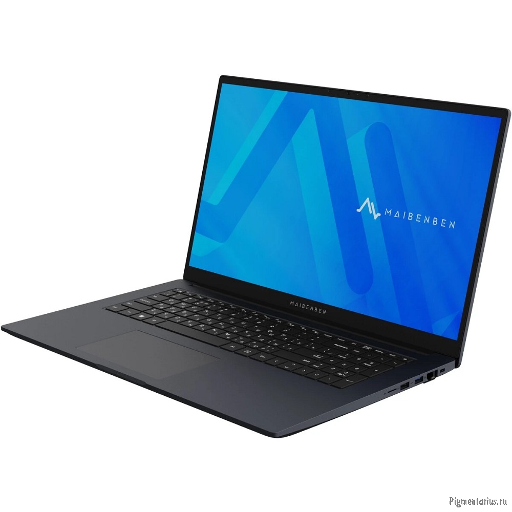 Maibenben M17A-R343UM [M17A-R343UMB1SLURE3] Blue 17.3" {FHD Ryzen 3 4300U/8Gb/512Gb SSD/Linux/m+pad)
