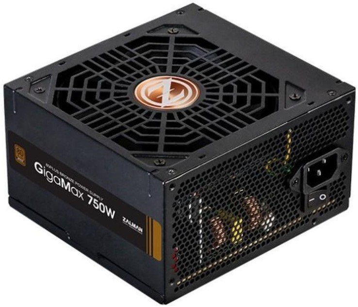 Zalman <GVII> ZM750-GVII, 750W, ATX12V v2.31, EPS, APFC, 12cm Fan, 80+ Bronze, Retail
