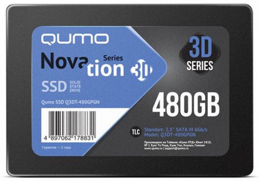 SSD накопитель QUMO QM Novation Q3DT-480GPGN SATA3.0 480GB