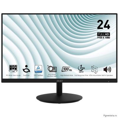 MSI PRO 23.8" MP242A {IPS flat 1920x1080 100Hz 1ms 300cd D-Sub HDMI DisplayPort 2x2W} [9S6-3PA1CT-20 MSI PRO 23.8" MP242A {IPS flat 1920x1080 100Hz 1ms 300cd D-Sub HDMI DisplayPort 2x2W} [9S6-3PA1CT-20