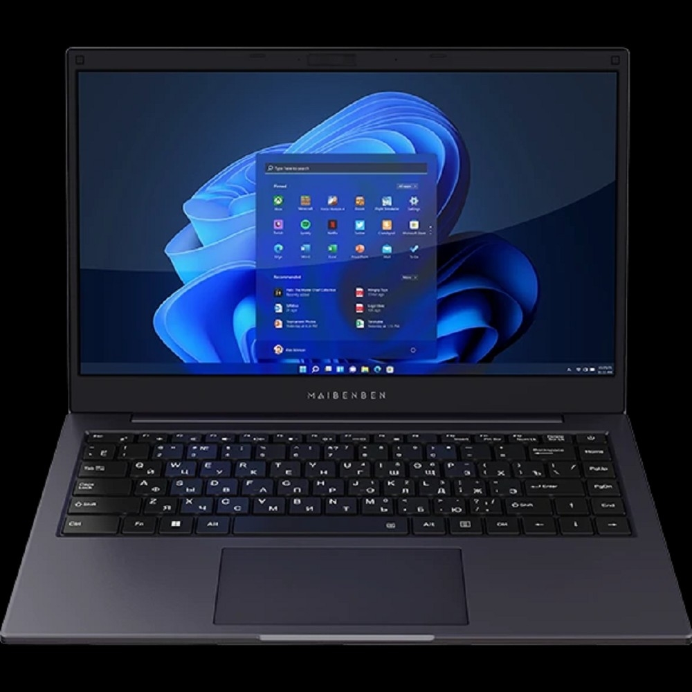 Maibenben Smart S14A-iN10UM [S14A-iN10UMA1SHURE0] 14"(FHD IPS)/ N100/8Gb/256Gb SSD/Dark Blue/Win11Ho