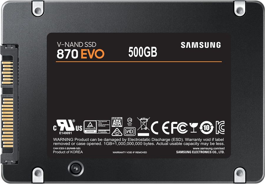 SSD накопитель Samsung 870 EVO MZ-77E500B/EU 500Gb