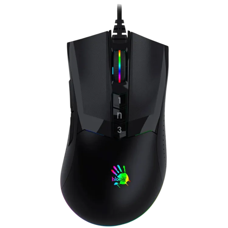 Мышь A4Tech Bloody W90 Max черный оптическая (10000dpi) USB (7but)