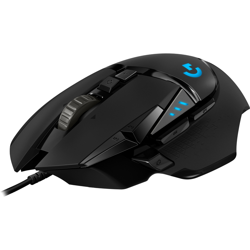 910-005474/910-005471/910-005469 Logitech Игровая мышь G502 HERO High Performance Gaming Mouse, чёрн