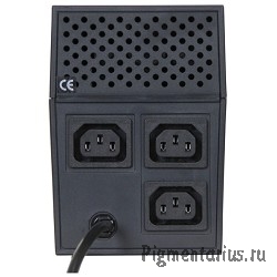 PowerCom Raptor RPT-600A ИБП {600 ВА/ 360 Вт, AVR, 3 xC13 с резервным питанием} (792801)