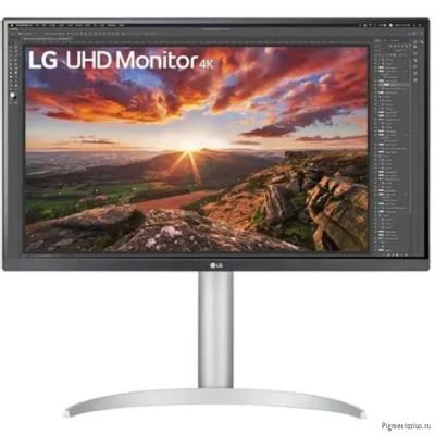 LCD LG 27" 27UP850K-W {IPS 3840x2160 60Hz 5ms 400cd 1200:1 2xHDMI2.0 DisplayPort1.4 3xUSB3.0 USB-C(9