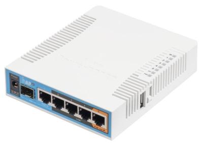 MikroTik RB962UiGS-5HacT2HnT Беспроводной маршрутизатор  hAP ac 2.4+5ГГц, 802.11a/b/g/n/ac, 5x Ether