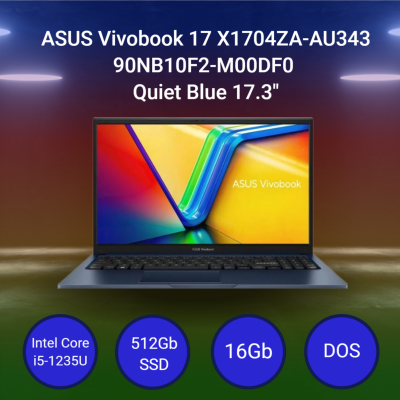 Ноутбук ASUS Vivobook 17 X1704ZA-AU343 [90NB10F2-M00DF0] Quiet Blue 17.3"