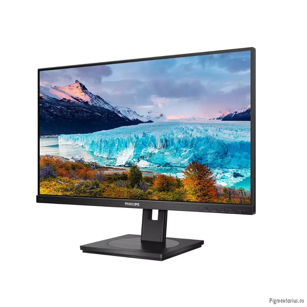 LCD PHILIPS 27" 272S1M {IPS 1920x1080 75Hz 4ms 178/178 250cd 1000:1 8bit D-Sub DVI HDMI1.4 DisplayPo