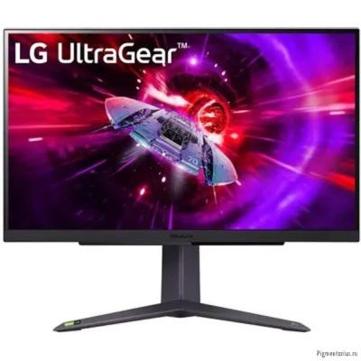 LCD LG 27" 27GR75Q-B UltraGear черный {IPS 2560x1440 165hz 1ms 300cd 2xHDMI DisplayPort} [27gr75q-b.