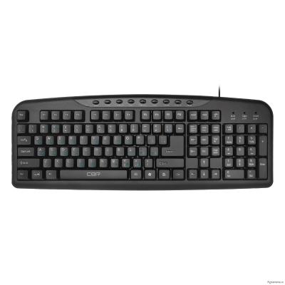 CBR KB 301M Black USB, Клавиатура 107+9 доп. кл., 1,8 м