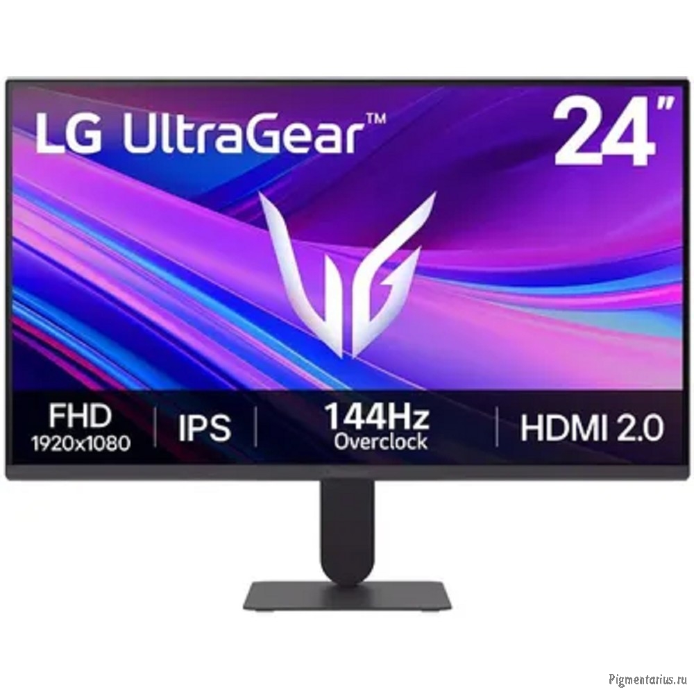 LCD LG 23.8" 24G411A-B {IPS 1920x1080 144Hz 5ms 250cd 1500:1 HDMI2.0 DisplayPort1.4 NVIDIA G-Sync Fr