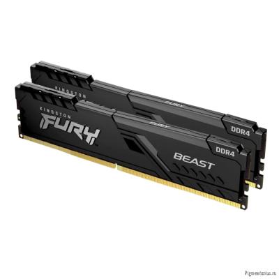 Kingston DDR4 DIMM 16GB Kit 2x8Gb KF432C16BBK2/16WP PC4-25600, 3200MHz, CL16