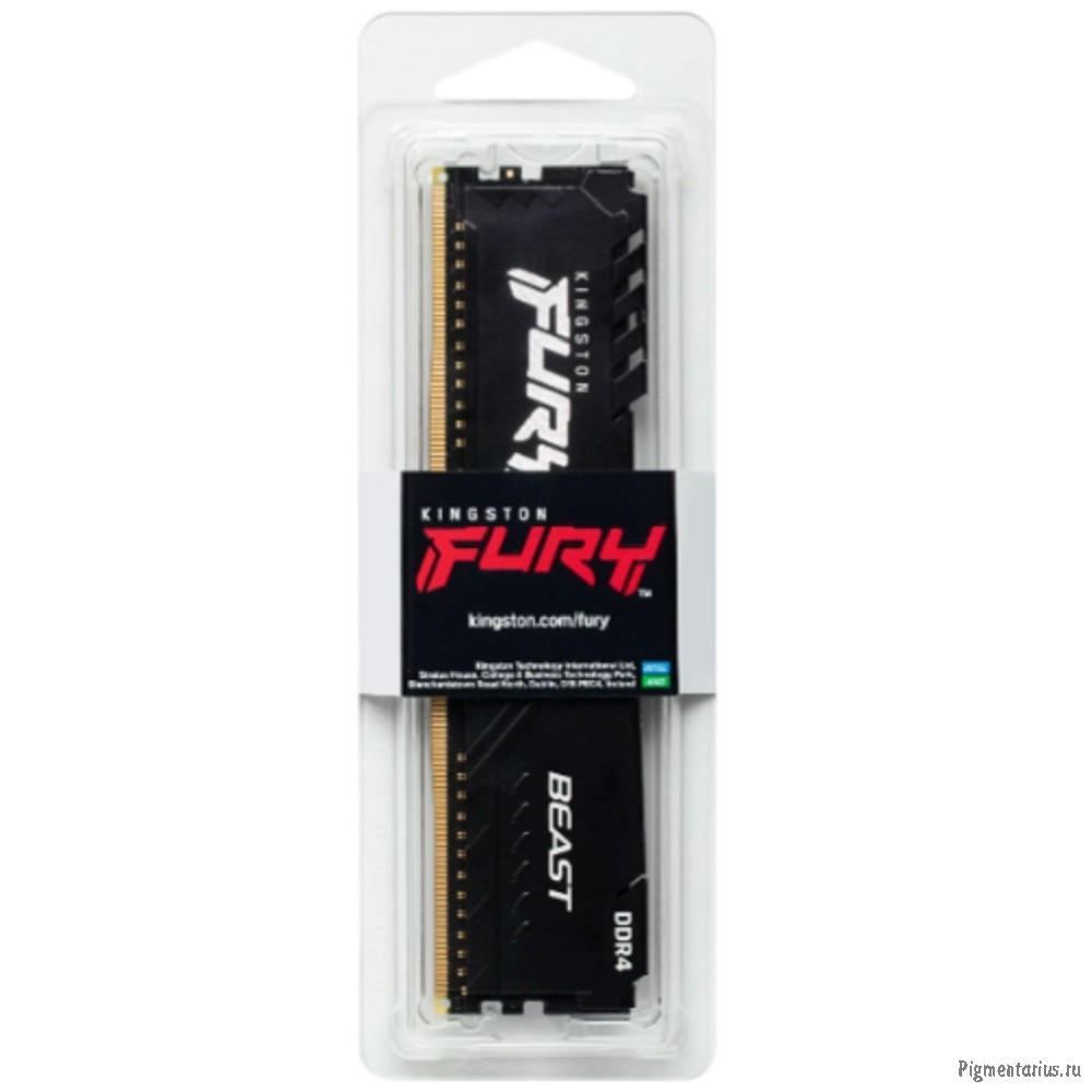 Kingston DDR4 DIMM 8GB KF432C16BB/8WP PC4-25600, 3200MHz, CL16