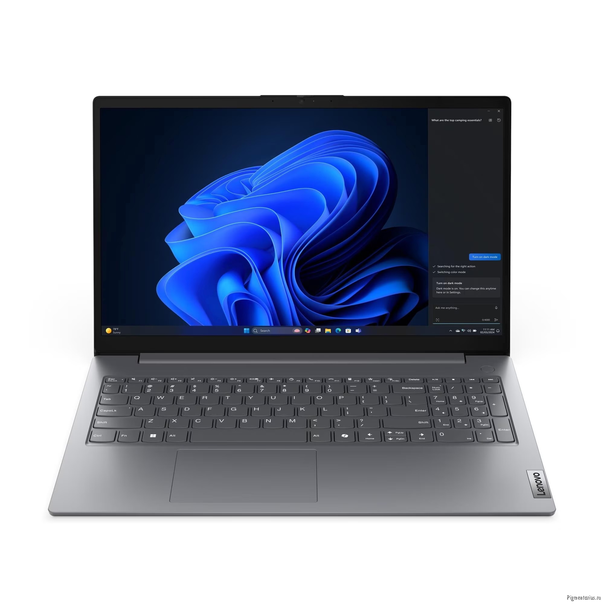 Ноутбук Lenovo V15 G5 IRL [83HF00E6IG_16] Luna Grey 15.6"
