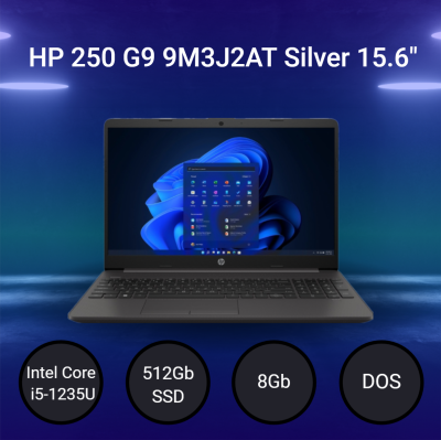 Ноутбук HP 250 G9 [9M3J2AT] Silver 15.6"