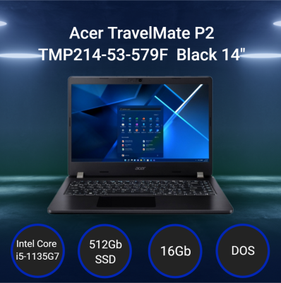 Ноутбук Acer TravelMate P2 TMP214-53-579F [NX.VPNER.00V] Black 14"