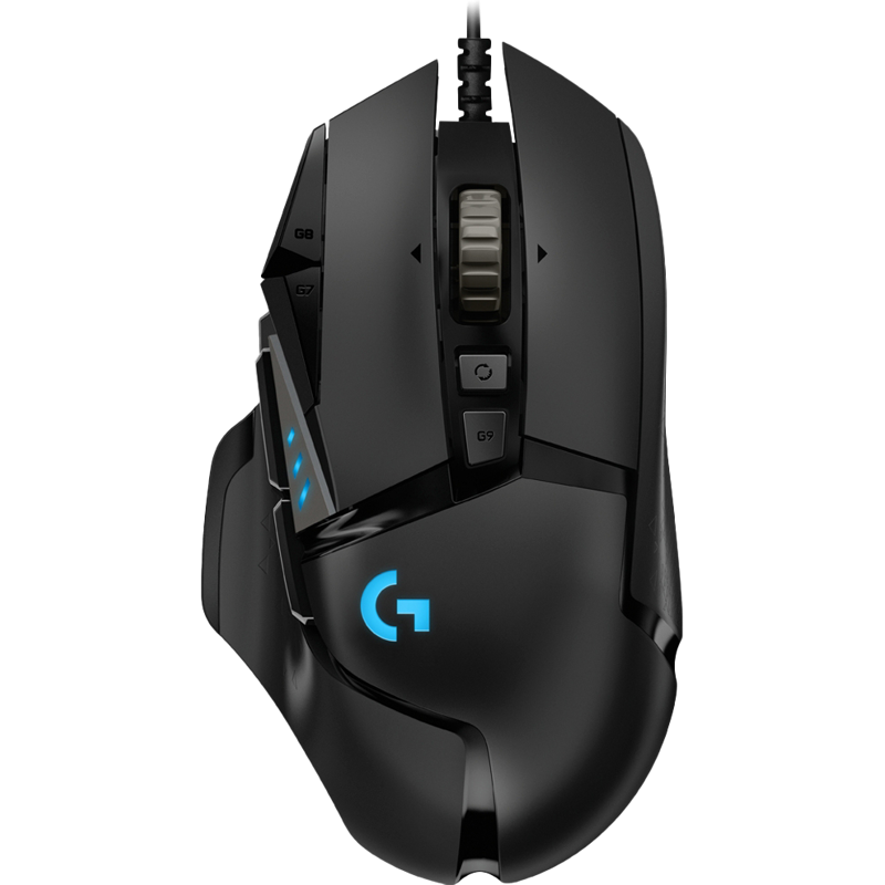 910-005474/910-005471/910-005469 Logitech Игровая мышь G502 HERO High Performance Gaming Mouse, чёрн