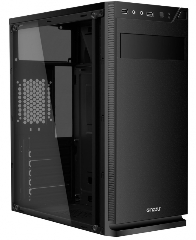 Корпус ATX Ginzzu A250 Без БП чёрный