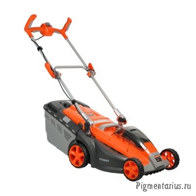 PATRIOT CM 435XL Газонокосилка аккумуляторная [512201435] { 40В, акб 2,5Ач, ширина кошения 37см, тра