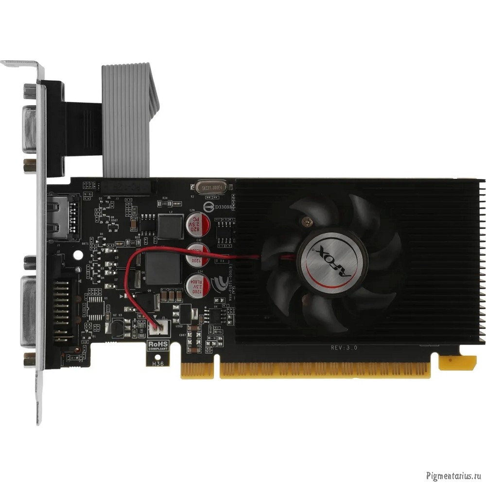 Видеокарта AFOX GT730 4GB GDDR3 128bit VGA/DVI/HDMI LP (AF730-4096D3L6)  RTL