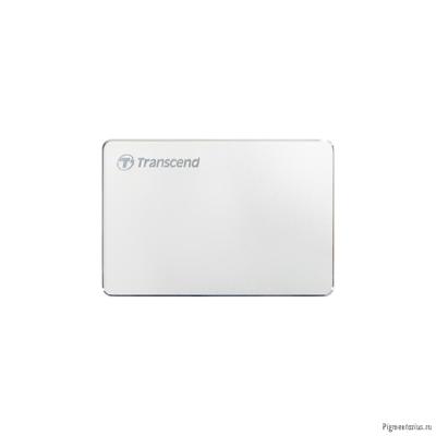 Transcend Portable HDD 2TB StoreJet 25C3S USB 3.1 gen.1 Type-C / Type-A,серебристый