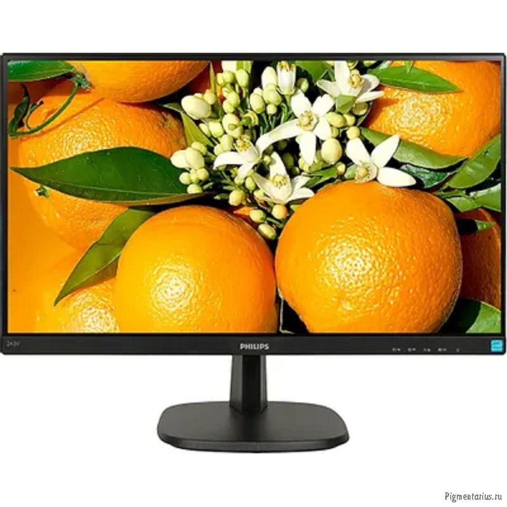LCD PHILIPS 23.8" 243V7QDSB (00/01) черный {IPS 1920x1080 75Hz 5ms 178/178 250cd 10M:1 D-Sub DVI HDM
