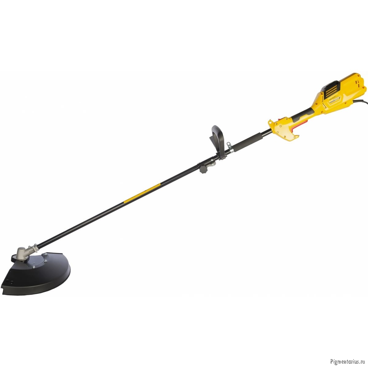 CHAMPION Триммер эл. ET1004A { разъемн.прям. 1000Вт 4кг корд 2*2,4мм 350мм + нож 4*230 P-ручка }