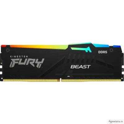 Модуль памяти Kingston FURY Beast RGB XMP KF552C40BBA-8 DDR5 8GB 5200MHz