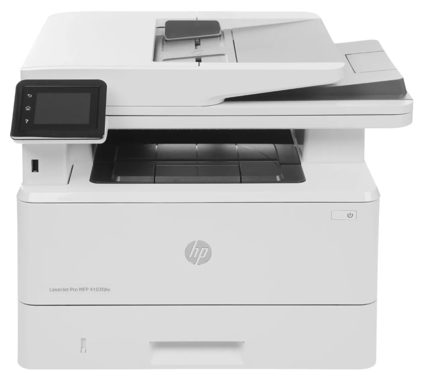 МФУ лазерный HP LaserJet Pro 4103fdw (2Z629A) A4, ч/б печать, USB, Wi-Fi, RJ-45, BlueTooth МФУ лазерный HP LaserJet Pro 4103fdw (2Z629A) A4, ч/б печать, USB, Wi-Fi, RJ-45, BlueTooth
