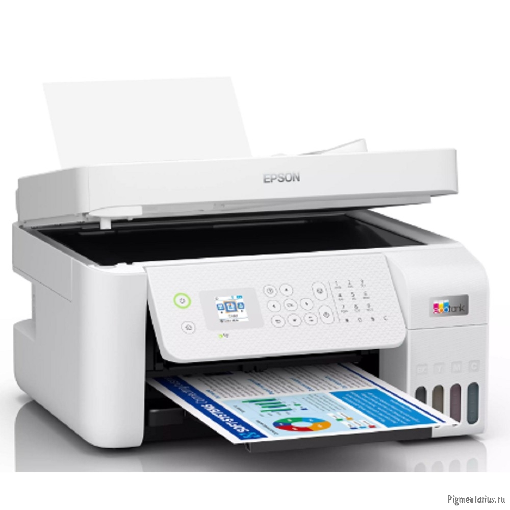  Epson EcoTank L5296 (C11CJ65411) A4 WiFi белый (C11CJ65411)