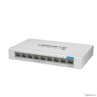 Keenetic POE+ SWITCH 9 (KN-4710) 9-портовый гигабитный коммутатор с 8 портами PoE+ и бюджетом мощнос