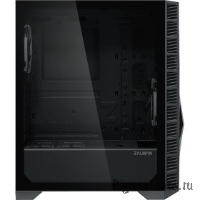 Корпус MIDITOWER ATX W/O PSU Z3 ICEBERG BLACK ZALMAN