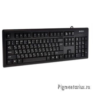 Клавиатура A-4Tech KR-85 black USB, проводная, 104 клавиши [570125]