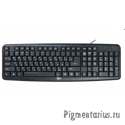 CBR KB 107 Black USB, Клавиатура 104 кл., офисн.