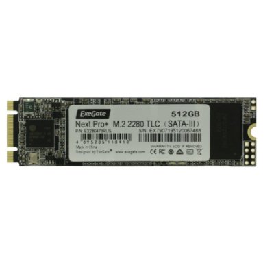 SSD накопитель ExeGate Next Pro+ Series EX280473RUS M.2 512GB