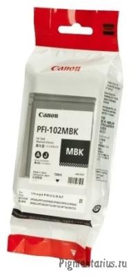 Canon PFI-102MBk 0894B001 Картридж для Canon iPF500/600/700, Матовый Черный, 130 мл. (GJ)
