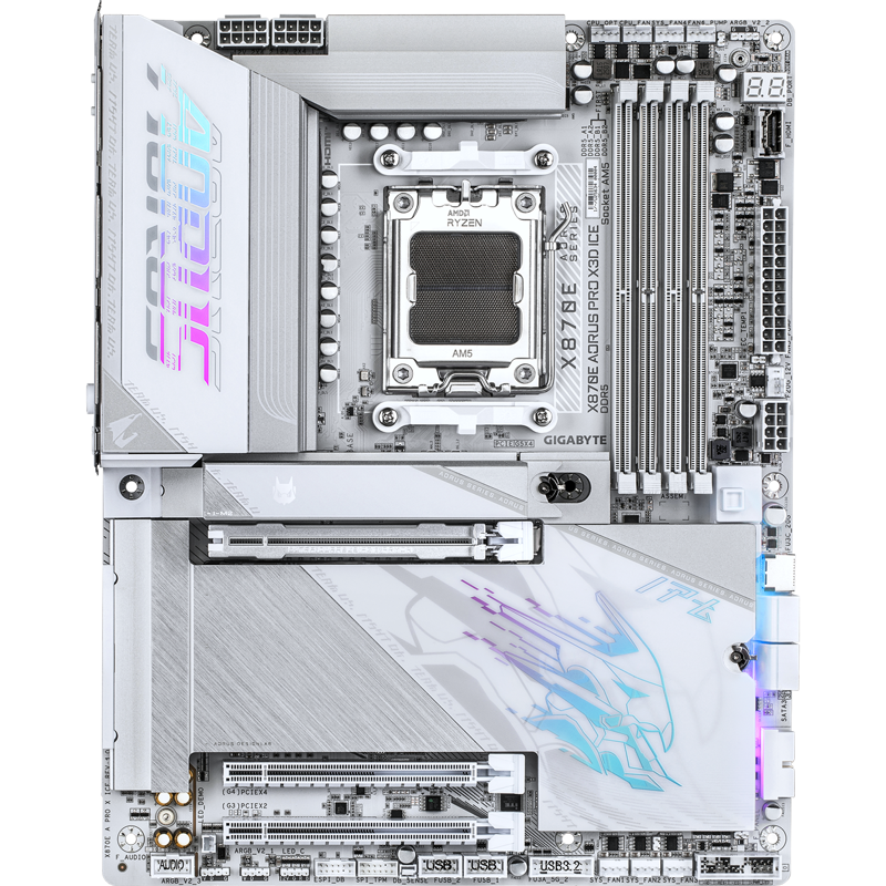 Материнская плата Gigabyte X870E AORUS PRO X3D ICE