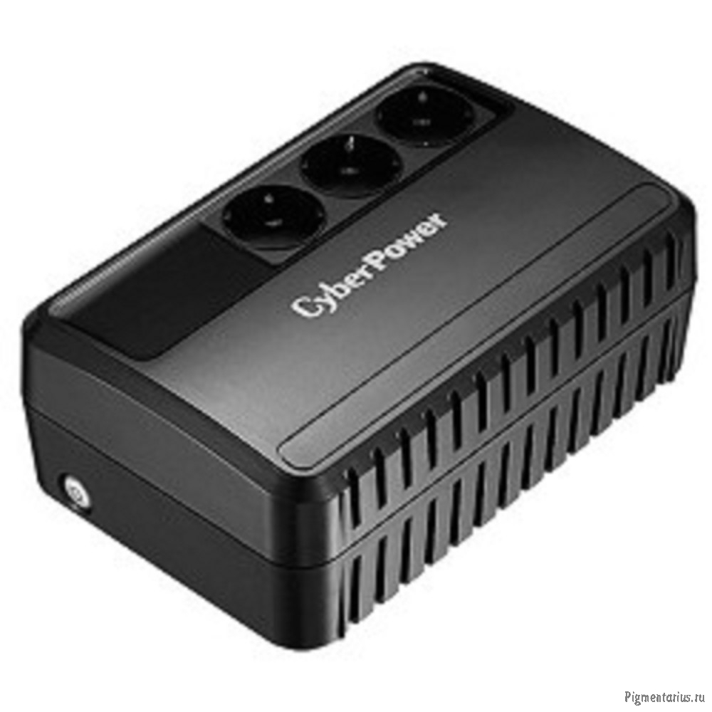 CyberPower BU725E ИБП {Line-Interactive, 725VA/390W (3 EURO), 12В/5 Ач х 1}