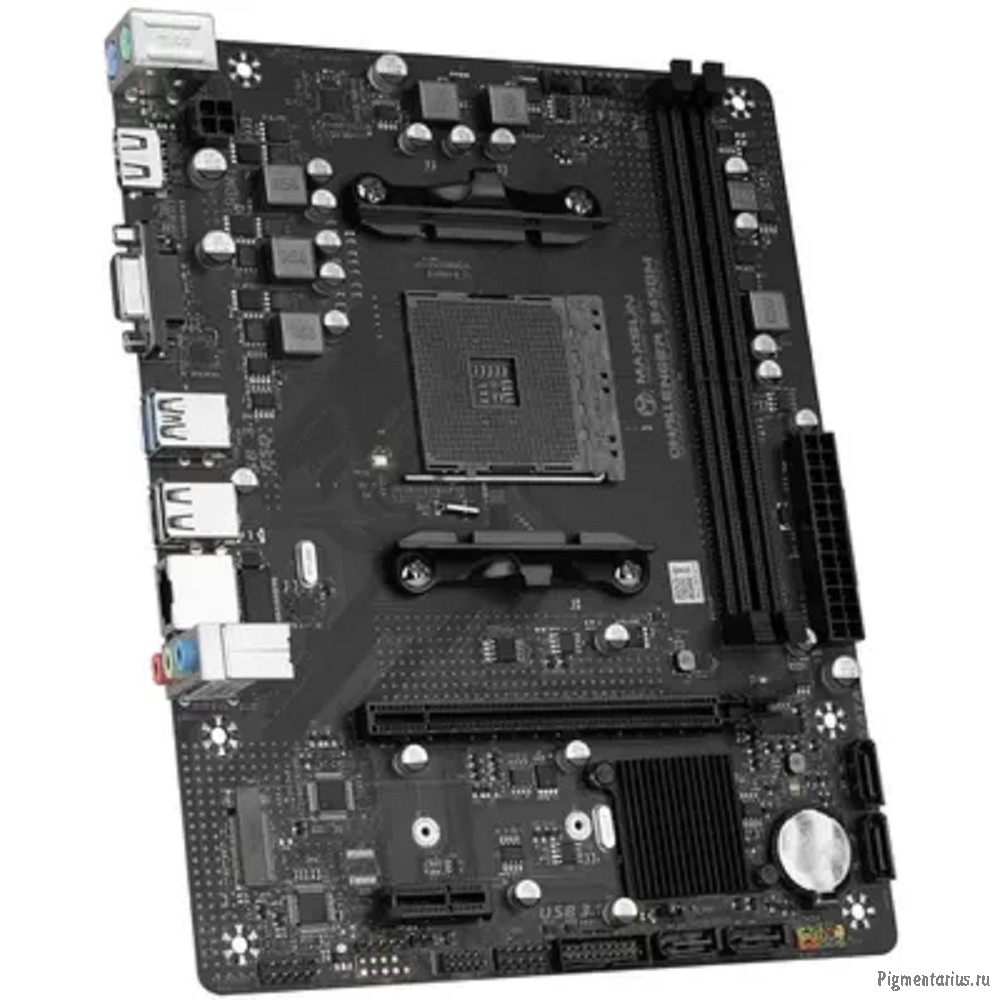 MAXSUN MS-Challenger B450M (Socket  AM4, mATX, 2*DDR4, VGA/HDMI, 4*SATA3, 1*M.2, 1*PCIEx16/1*PCIEx1,