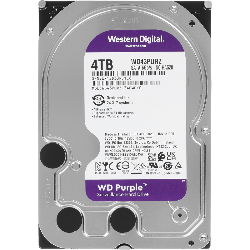WD Purple 4Tb (WD43PURZ)