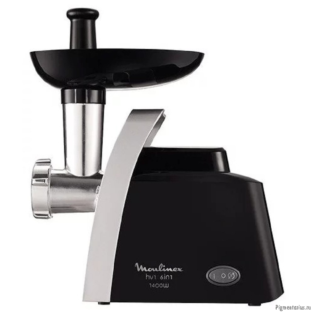 MOULINEX ME108832 Мясорубка, черный / серебристый